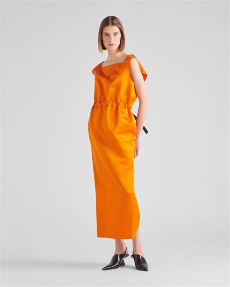 orange prada dress|Prada Orange Dress .